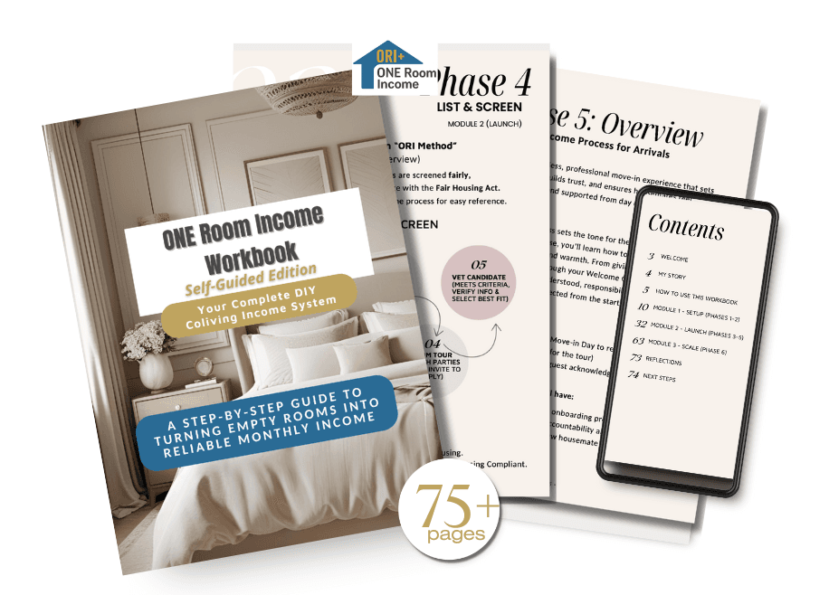 ONE Room Income Workbook Bundle